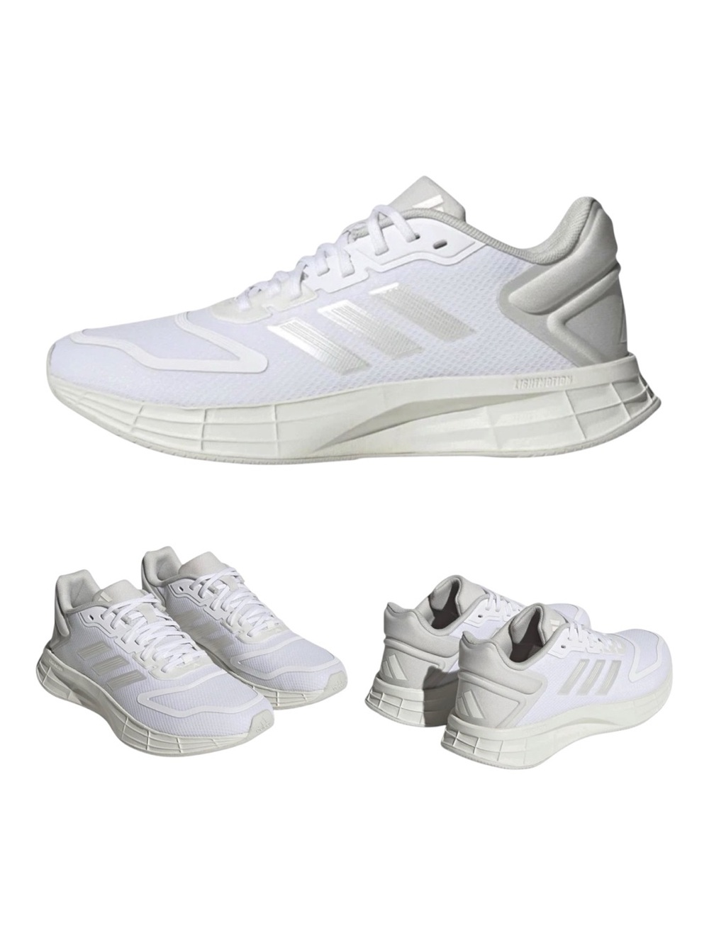 Adidas Duramo 10 Running Shoes White Women’s Size 8.5 HP2388 NWT